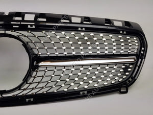 Mercedes S Class front grille featuring diamond design for A220 model.