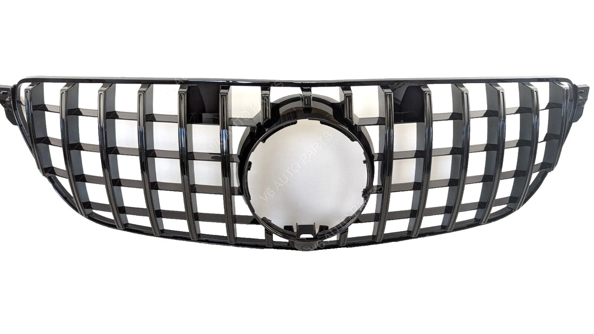 Front Radiator Grille Glossy Black – Mercedes-Benz GLE-Class C292 GLE500 Facelift GT-R 2015–2018