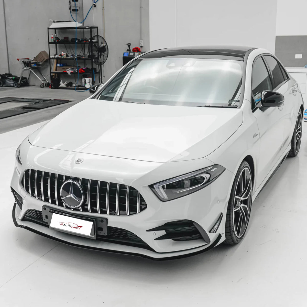 Mercedes-Benz A-Class W177 A250 AMG & A45 Front Bumper Panamericana Chrome GT Grille (2023–2025)