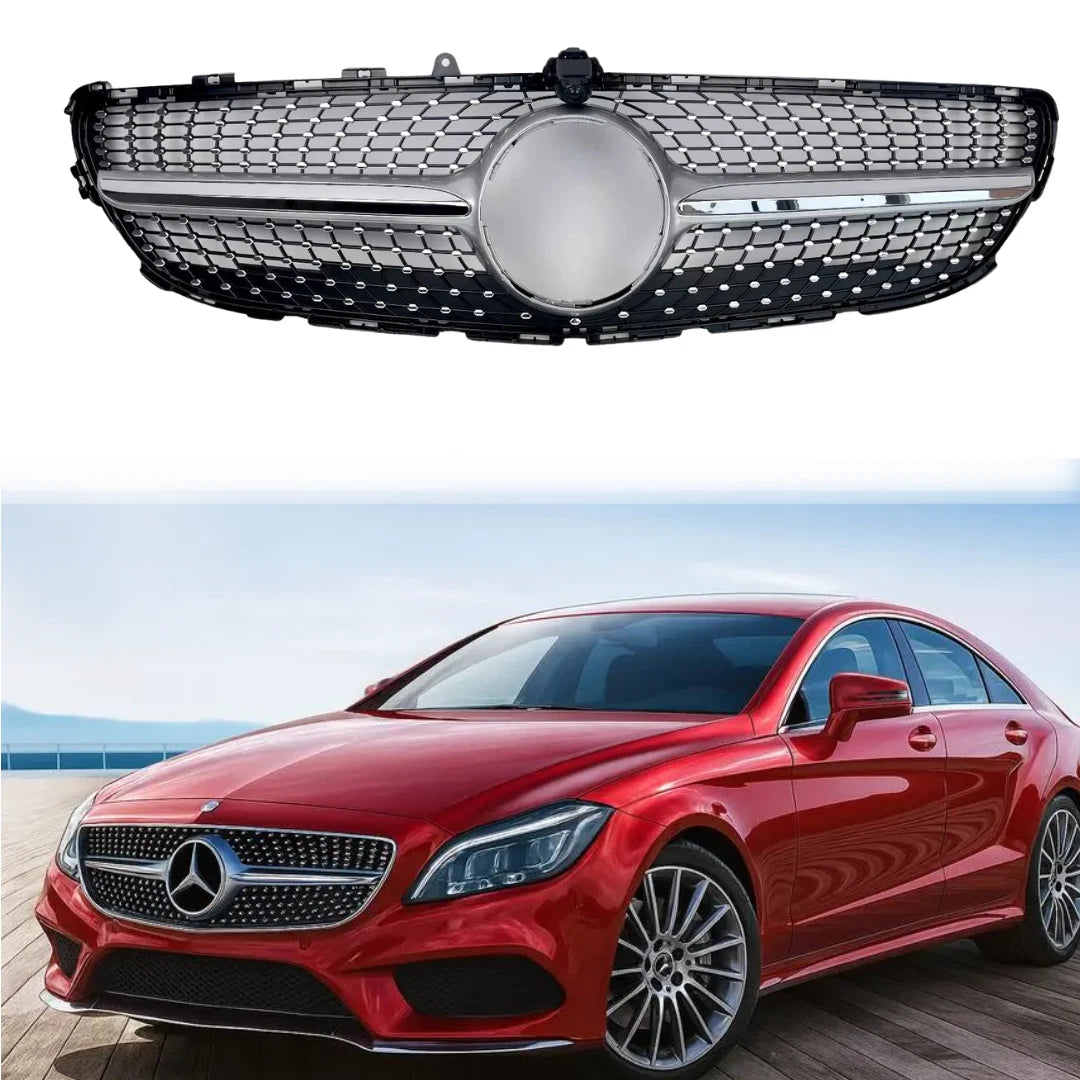 For Mercedes CLS-Class C218 Coupe Front Bumper Grille – Fits CLS320, CLS350d, CLS53 (2014–2018 Facelift)
