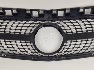 Front grille for Mercedes E-Class, featuring a sleek design with diamond pattern, perfect for a luxurious look.