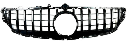 For Mercedes-Benz CLS-Class X218 W218 Front Radiator GT Panamericana Grille – Black (2014–2018, Fits CLS260 & CLS63 AMG Look)