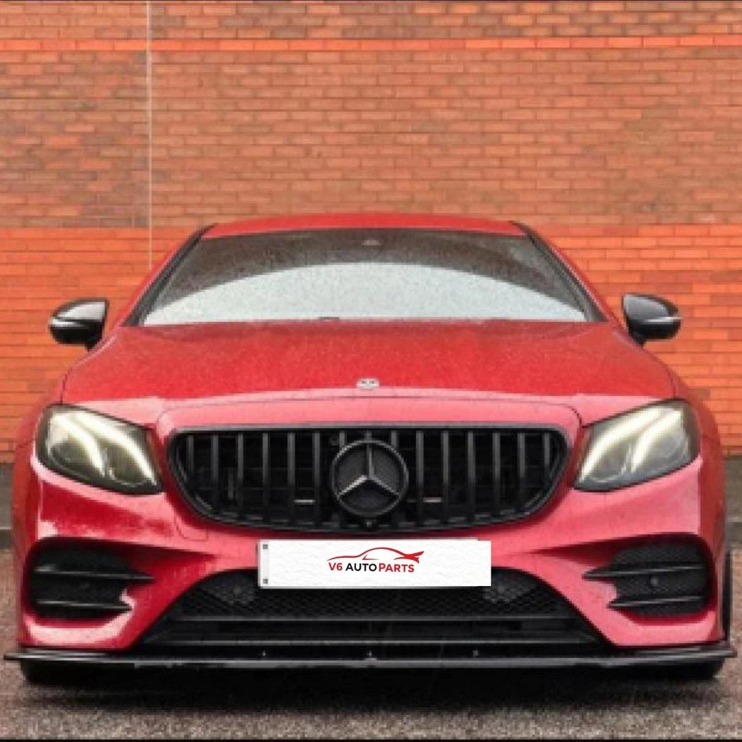 For Mercedes-Benz A-Class W177 Front Grille Black Star Emblem Badge (2018–2021 Hatchback & Sedan)