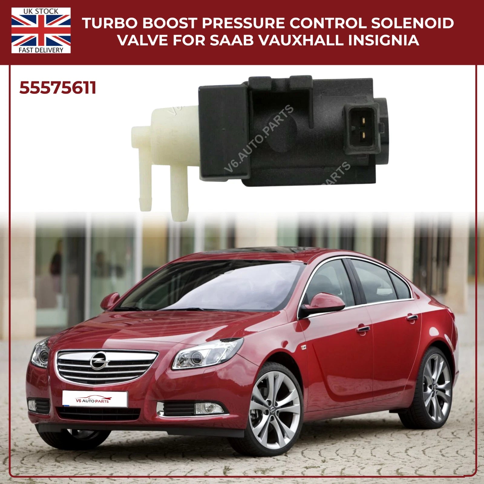 Turbo Boost Control Solenoid Valve For Opel/Vauxhall Insignia Diesel 55575611