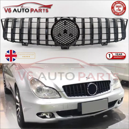 Mercedes-Benz CLS-Class C219 Front Bumper Grille – CLS500, CLS300, CLS55 AMG (2008–2010)
