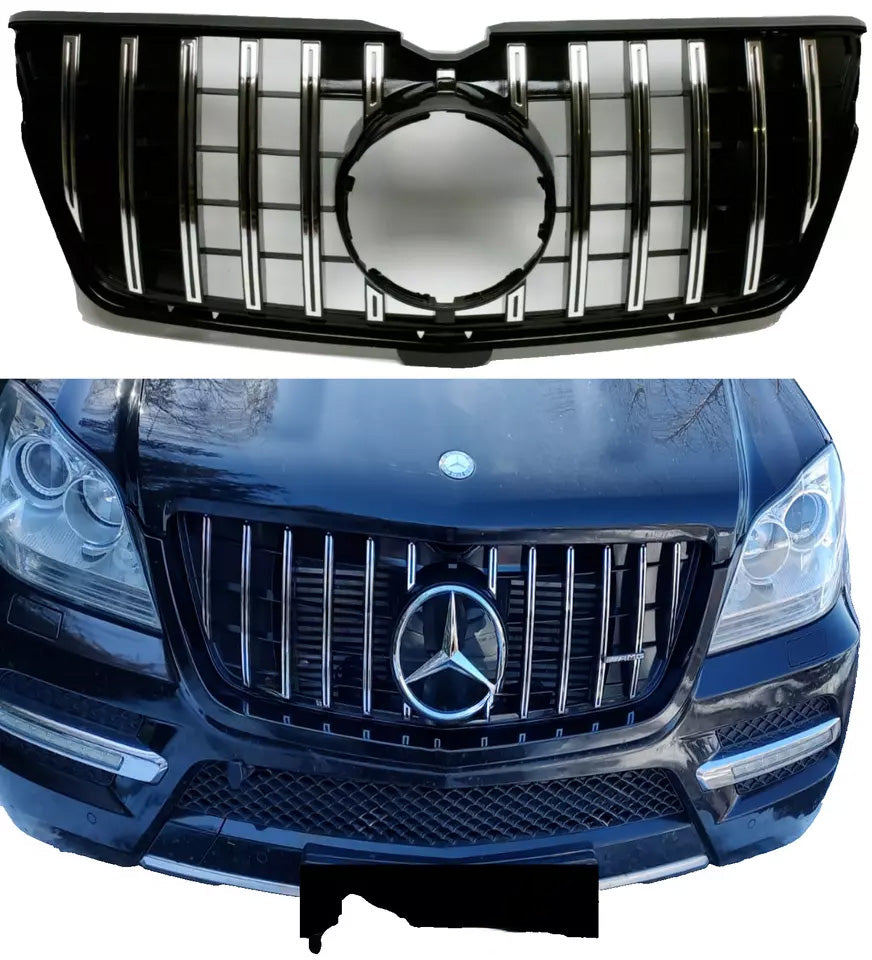 For Mercedes GL-Class X164 GL450 Replacement Front Radiator GT Grille 2009-2013 Panamericana