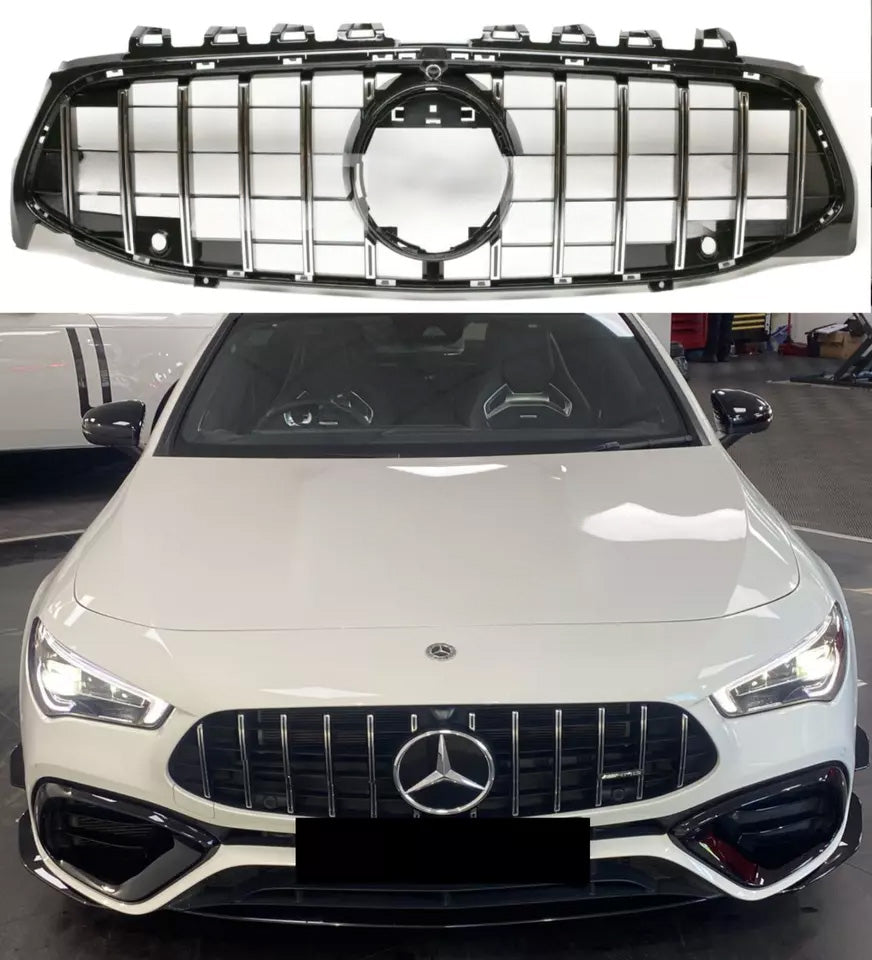 For Mercedes CLA-Class W118 CLA200d Replacement Front Radiator Grille GT Facelift  2019-2022