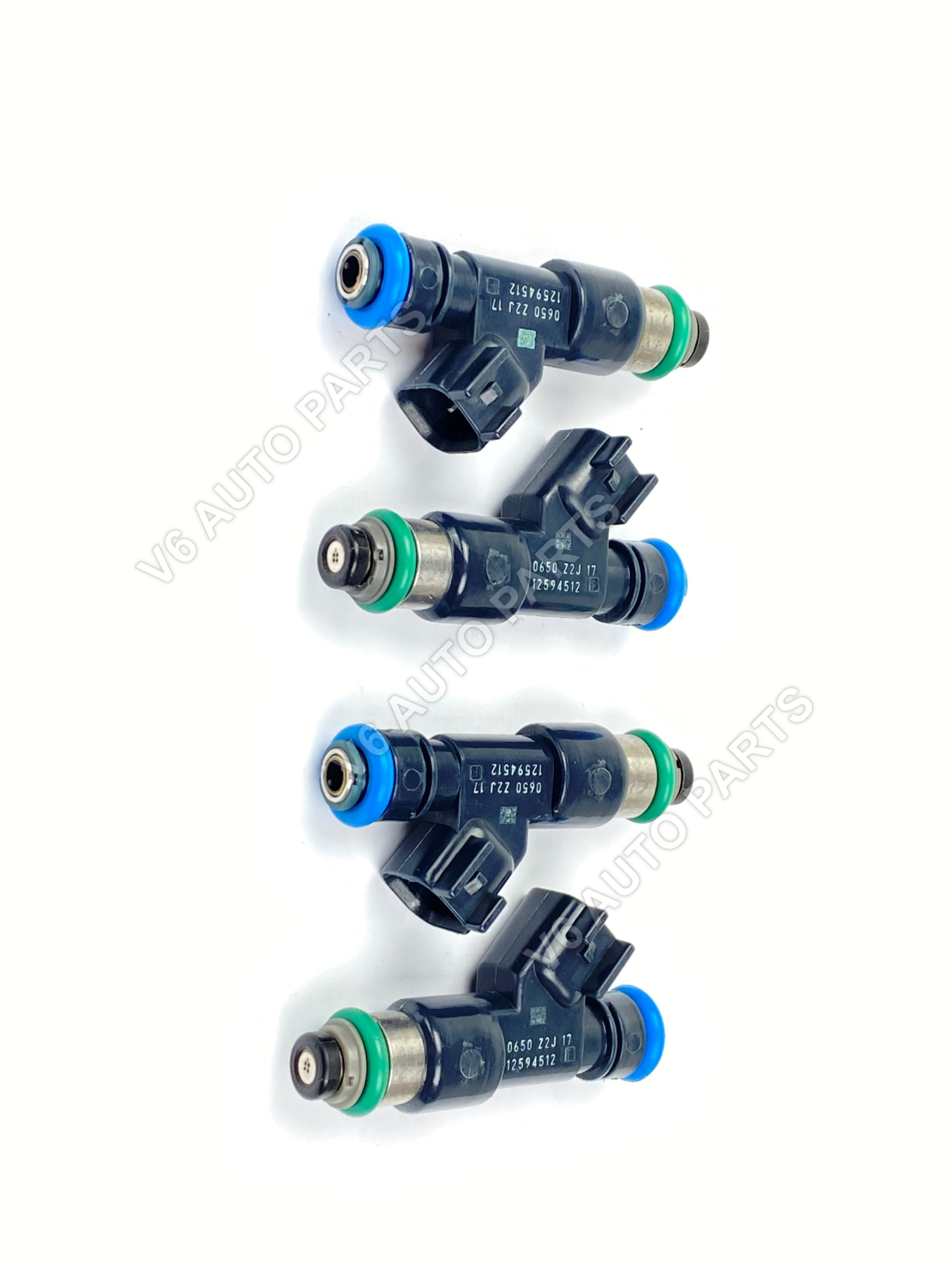 4x12594512 New Fuel Injectors For 2007 - 2009 GMC Sierra 1500 6.0L 6.2L 4.3L 5.3L V8 ##