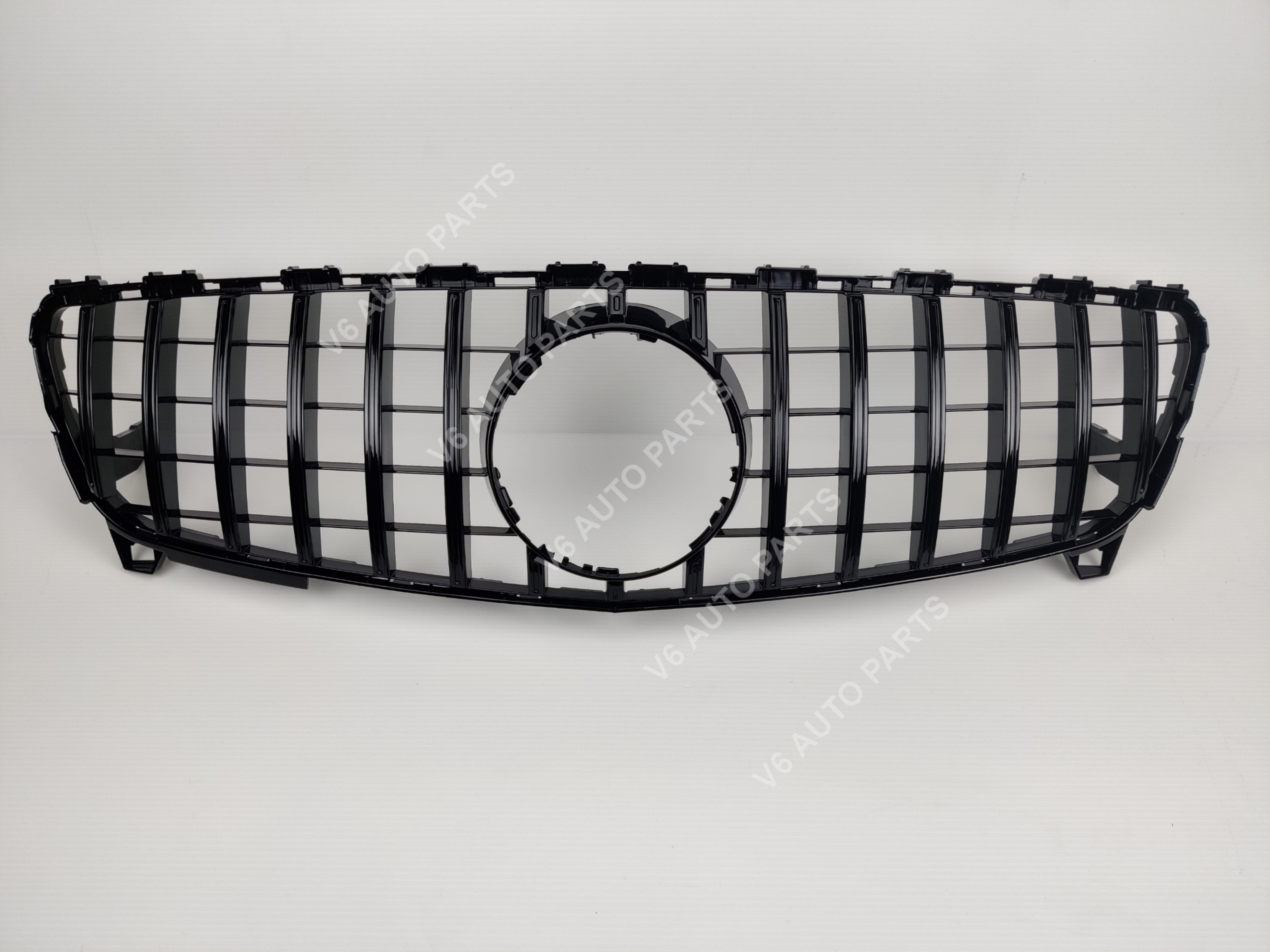 For Mercedes A-Class W176 A180 Front Radiator Gloss Black Grille GT 2015 - 2018