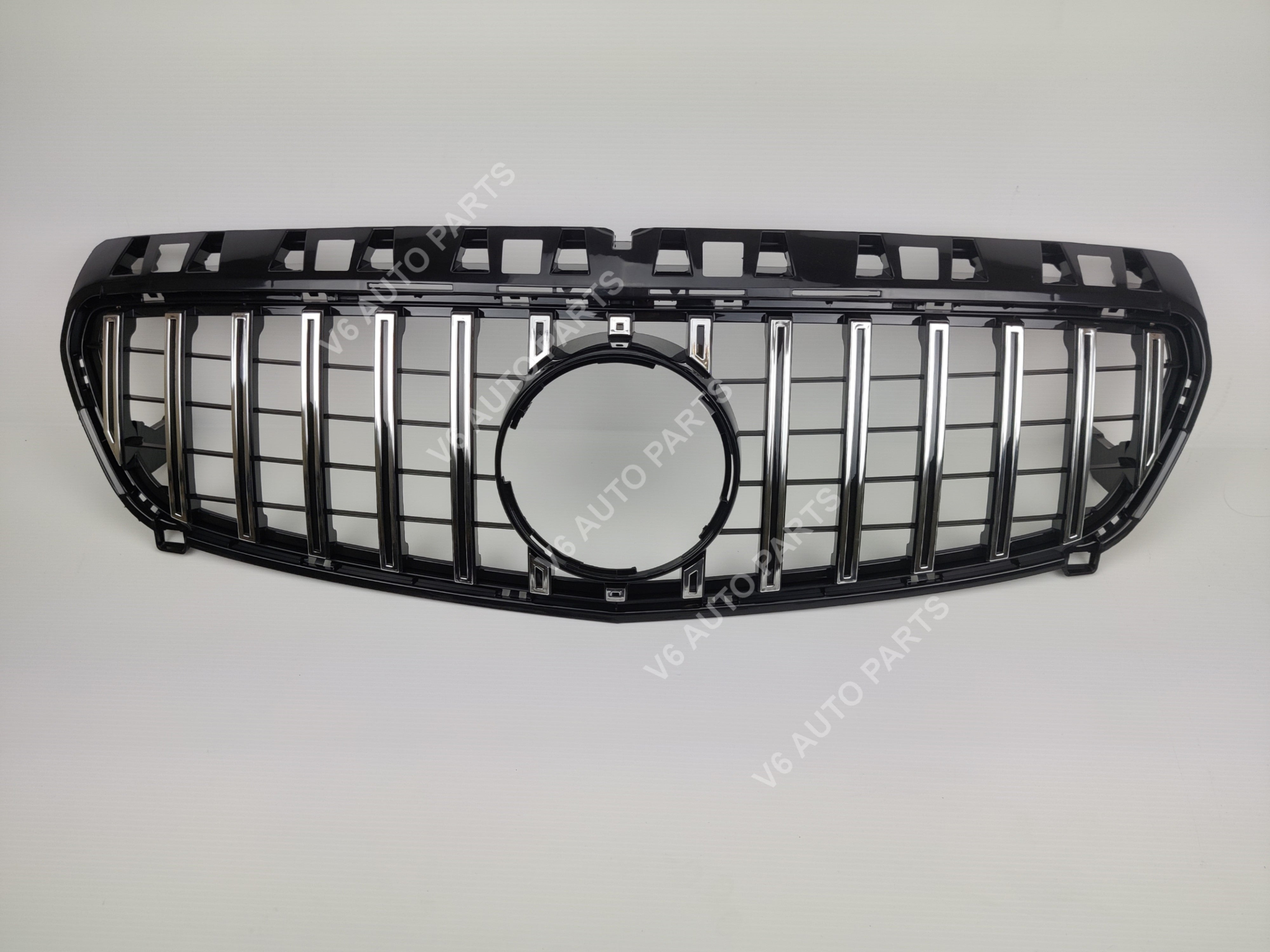 For Mercedes A176 A-Class AMG A45 A220d Front Bumper AMG GT Style Grille 2012-15