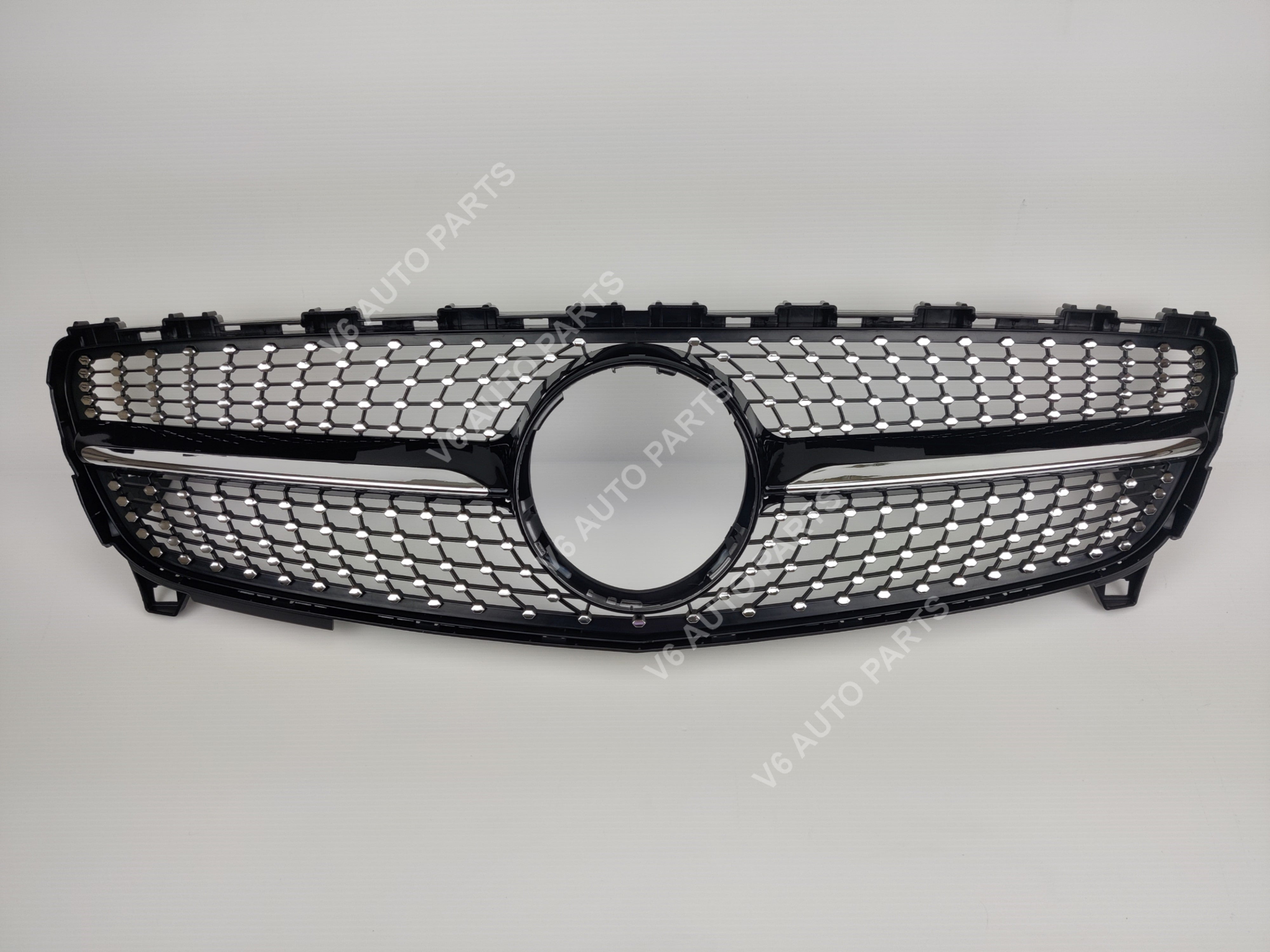 For Mercedes A-Class A176 A200 Front Bumper Grille AMG Facelift Style 2015-18