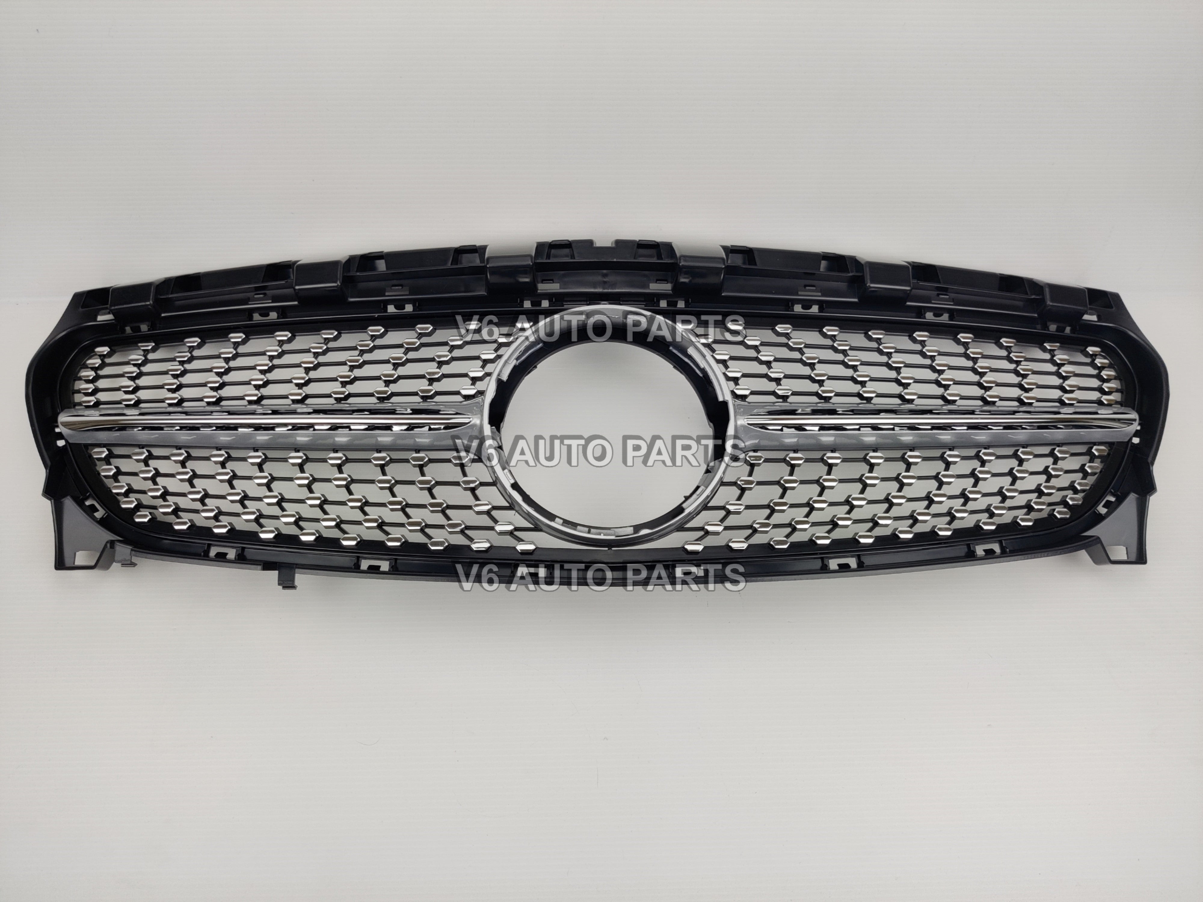 For Mercedes CLA-Class X117 CLA180 Grill Front Bumper Grille 2013-17 AMG Diamond
