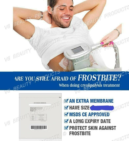 50 x Fett-Anti-Frost-Membranen für Kryolipolyse, Gewichtsverlust, coole Schlankheitsmaschine