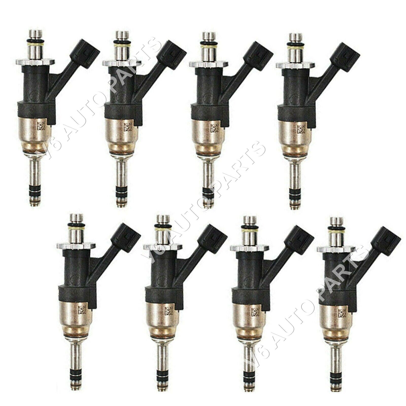 8x 12668390 Fuel Injectors For 2015 - 2017 Chevrolet Tahoe 5.3L V8 Petrol SUV AWD RWD