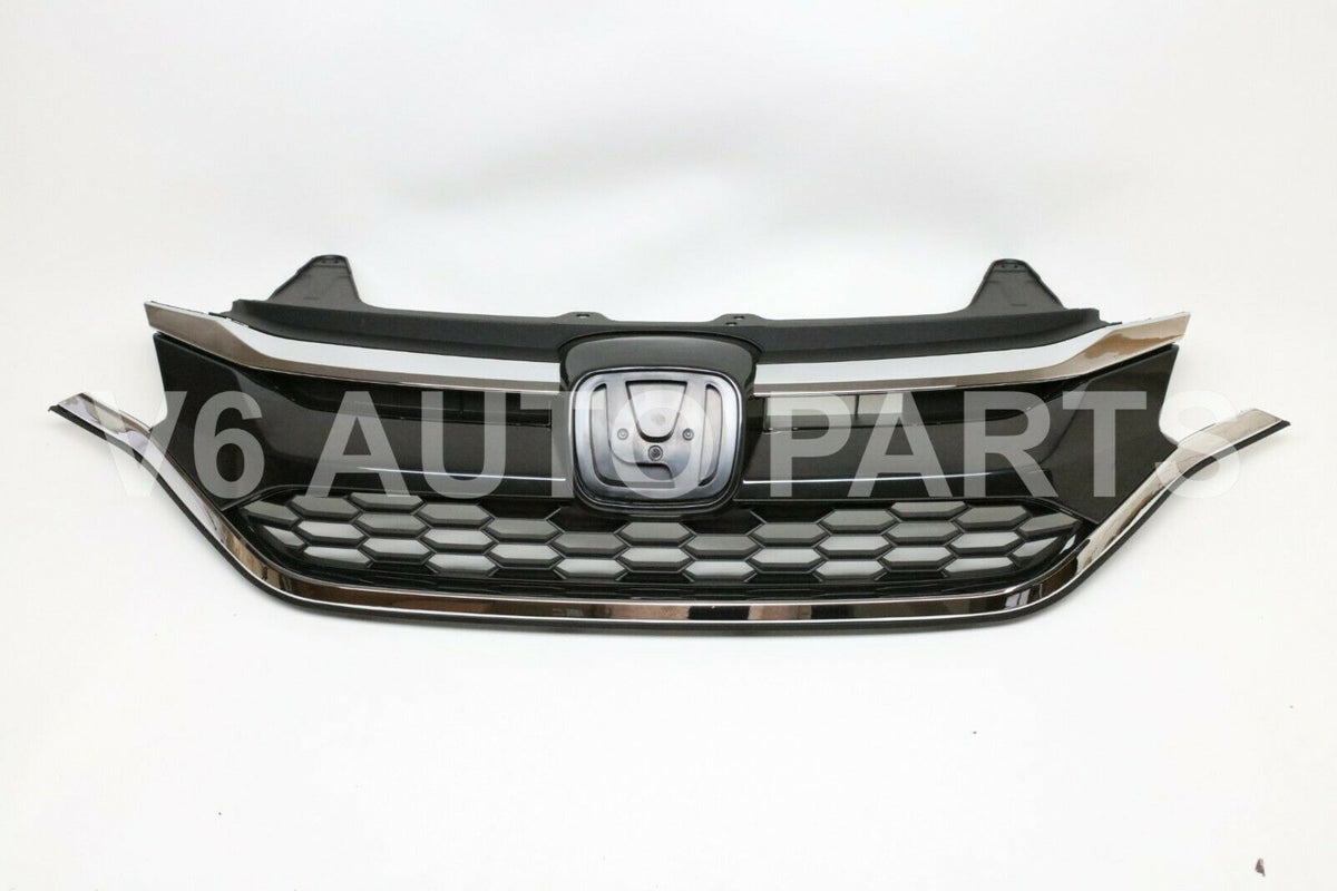 Front Bumper Mesh Cover Grid Upper Trim & Lower Grille For Honda CRV TZ3 2.4 2015 To 2018