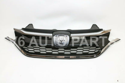 Front Bumper Mesh Cover Grid Upper Trim & Lower Grille For Honda CRV TZ3 2.4 2015 To 2018