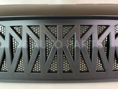 FRONT ANGRY BUMPER GRILLE FOR 2018-2021 JEEP WRANGLER JL SAHARA FREEDOM RUBICON