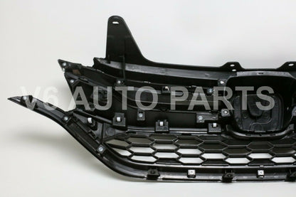 Front Bumper Mesh Cover Grid Upper Trim & Lower Grille For Honda CRV TZ3 2.4 2015 To 2018