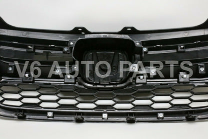 Front Bumper Mesh Cover Grid Upper Trim & Lower Grille For Honda CRV TZ3 2.4 2015 To 2018