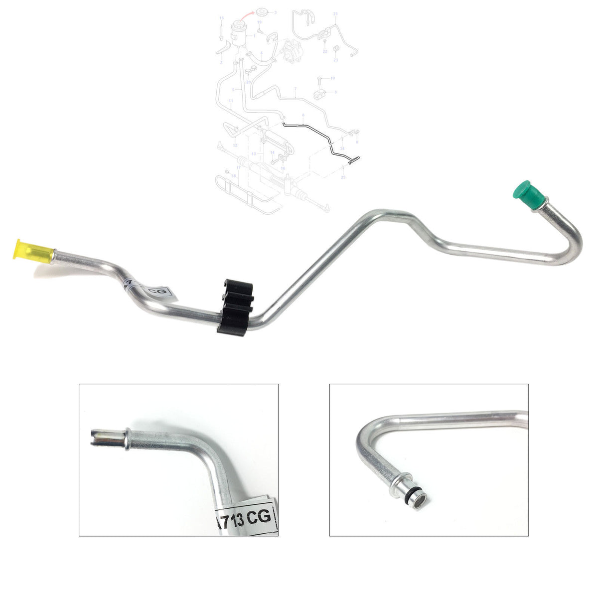 FORD TRANSIT 2000 - 2006 POWER STEERING PIPE 4548452